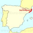 Испания карта курортов коста браво